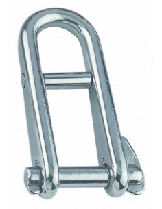 8323 RVS - D-sluiting met sleutel sluiting - RVS Sluitingen en karabijnhaken