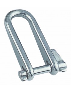 8324 RVS - D-sluiting met sleutel sluiting - RVS Sluitingen en karabijnhaken