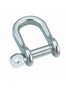8337 RVS - D-sluiting platte uitvoering - RVS Sluitingen en karabijnhaken