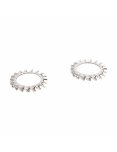 DIN 6798 A RVS - Tandveerring met buitenvertanding Type A - RVS Ringen