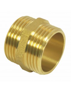 814564 RVS - Nippel met buitendraad - RVS en Messing fittingen en huiddoorvoeren