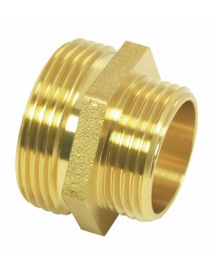 814565 RVS - Verloopnippel met buitendraad - RVS en Messing fittingen en huiddoorvoeren