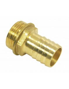 814573 RVS - Slangtule met buitendraad - RVS en Messing fittingen en huiddoorvoeren