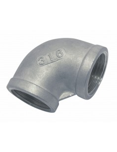 8624 RVS - Knie 90?° binnendraad - RVS en Messing fittingen en huiddoorvoeren