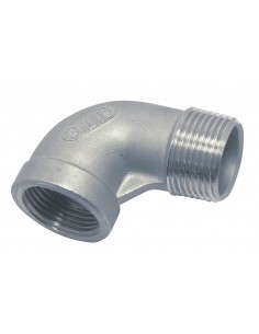 8625 RVS - Knie 90?° binnen-buitendraad - RVS en Messing fittingen en huiddoorvoeren