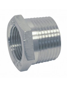 8626 RVS - Verloopring met binnen- en buitendraad - RVS en Messing fittingen en huiddoorvoeren