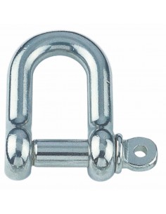 8746 RVS - D-sluiting ,gesmeed - RVS Sluitingen en karabijnhaken