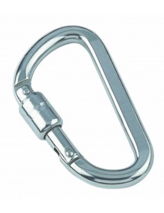 8957 RVS - karabijnhaak asymetrisch met borging - RVS Sluitingen en karabijnhaken