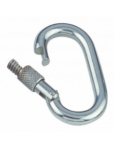 8959 RVS - Karabijnhaak met borging - RVS Sluitingen en karabijnhaken