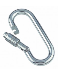 8960 RVS - Karabijnhaak met borging - RVS Sluitingen en karabijnhaken