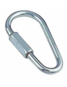 8961 RVS - Karabijnhaak met schroefverbinding - RVS Sluitingen en karabijnhaken