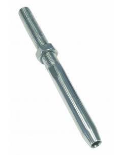 8467 RVS - Draadterminal met linkse draad - RVS Draad, spanners en toebehoren