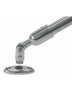 814166 RVS - Relingbeslag met gaffel, draaibaar en demontabel - RVS Relingbeslag en toebehoren. 2