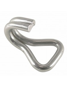 814655 RVS - Haak voor band , zware uitvoering - RVS Relingbeslag en toebehoren.