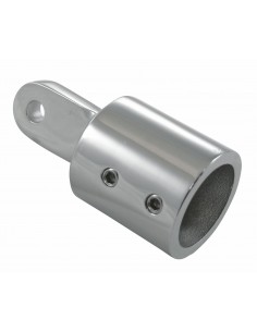 814781 RVS - Eindkap met 2 schroeven - RVS Relingbeslag en toebehoren.