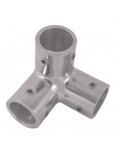 8211 RVS - 3-weg relingverbinder - RVS Relingbeslag en toebehoren.