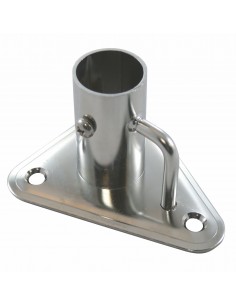 8360 RVS - Relingvoet 90?? - RVS Relingbeslag en toebehoren.