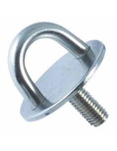 8368 RVS - Oogplaat met draadstuk - RVS Relingbeslag en toebehoren.