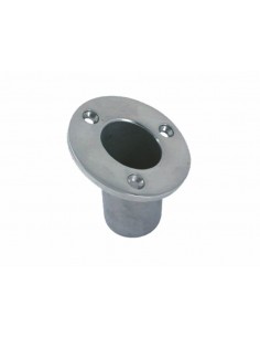 8587 RVS - Voet voor vlaggenmast verzonken - RVS Relingbeslag en toebehoren.