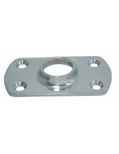 8617 RVS - Relinglasvoet 90?? - RVS Relingbeslag en toebehoren.