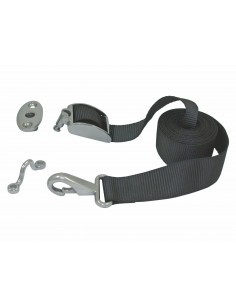 8831 RVS - Spanband met haak en gesp - RVS Relingbeslag en toebehoren.