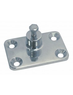 8853 RVS - Steunplaat voor afdekkap - RVS Relingbeslag en toebehoren.