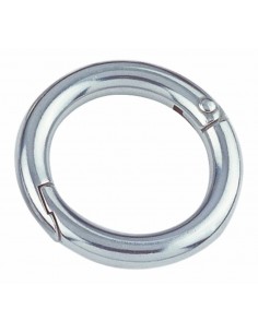 814188 RVS - Ring met sluiting, 2-delig - RVS Ringen, scharnieren en haken