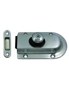 814691 RVS - Schuifslot opbouw,magnetish - RVS Ringen, scharnieren en haken