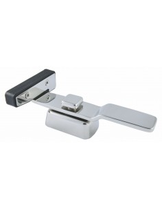814744 RVS - Deurgreep met vergrendeling - RVS Ringen, scharnieren en haken