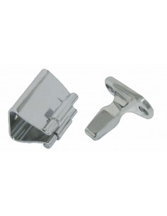 8592 RVS - Kliksluiting - RVS Ringen, scharnieren en haken