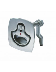 8818 RVS - Luikring met slot - RVS Ringen, scharnieren en haken