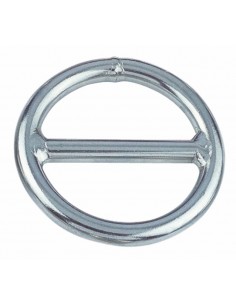 8963 RVS - Ring met brug - RVS Ringen, scharnieren en haken