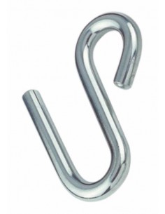 8966 RVS - S-haak - RVS Ringen, scharnieren en haken