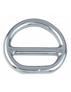 8975 RVS - Ring met brug - RVS Ringen, scharnieren en haken