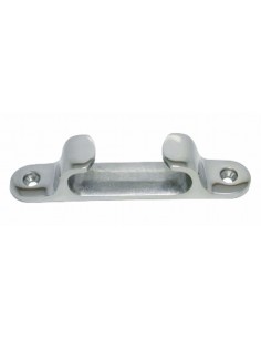 8220 RVS - Boegklamp recht - RVS Kikkers,  blokken en oogbouten