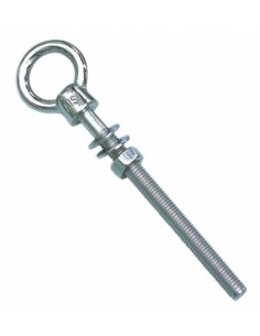 8267 RVS - Oogbout - RVS Kikkers,  blokken en oogbouten