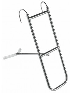 814044 RVS - Boegladder met uitrekbare steun - RVS Jachtbeslag algemeen