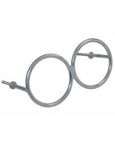 814135 RVS - Flessenhouder,blikhouder - RVS Jachtbeslag algemeen