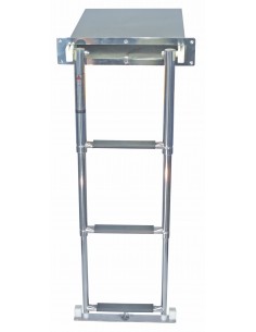 814272 RVS - Zwemtrap inklapbaar geschikt voor onderbouw - RVS Jachtbeslag algemeen