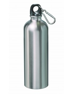 814842 RVS - Drinkfles met krabijnhaak - RVS Jachtbeslag algemeen