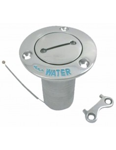 8314 RVS - Dekvuldop met sleutel - RVS Jachtbeslag algemeen