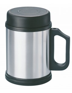 8937 RVS - Thermobeker met deksel - RVS Jachtbeslag algemeen