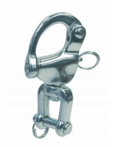 8262 RVS - Snapsluiting met gaffel draaibaar - RVS Sluitingen en karabijnhaken