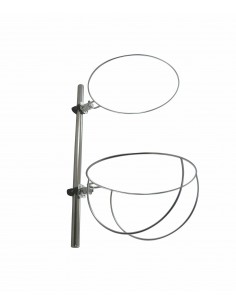 8618 RVS - Fenderhouder, opvouwbaar - RVS Jachtbeslag algemeen