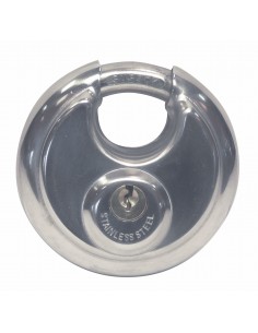 8498 RVS - Hangslot rond - RVS Jachtbeslag algemeen