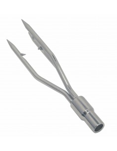 8479 RVS - Harpoengeweer tip drietand delta - RVS Jachtbeslag algemeen