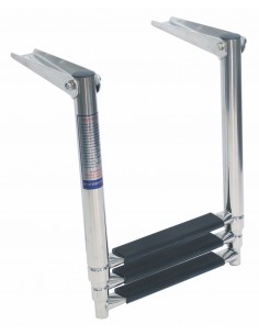 8437 RVS - Telescopische zwemtrap voor montage op platform - RVS Jachtbeslag algemeen