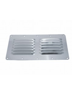 8372 RVS - Ventilatierooster dubbel - RVS Jachtbeslag algemeen